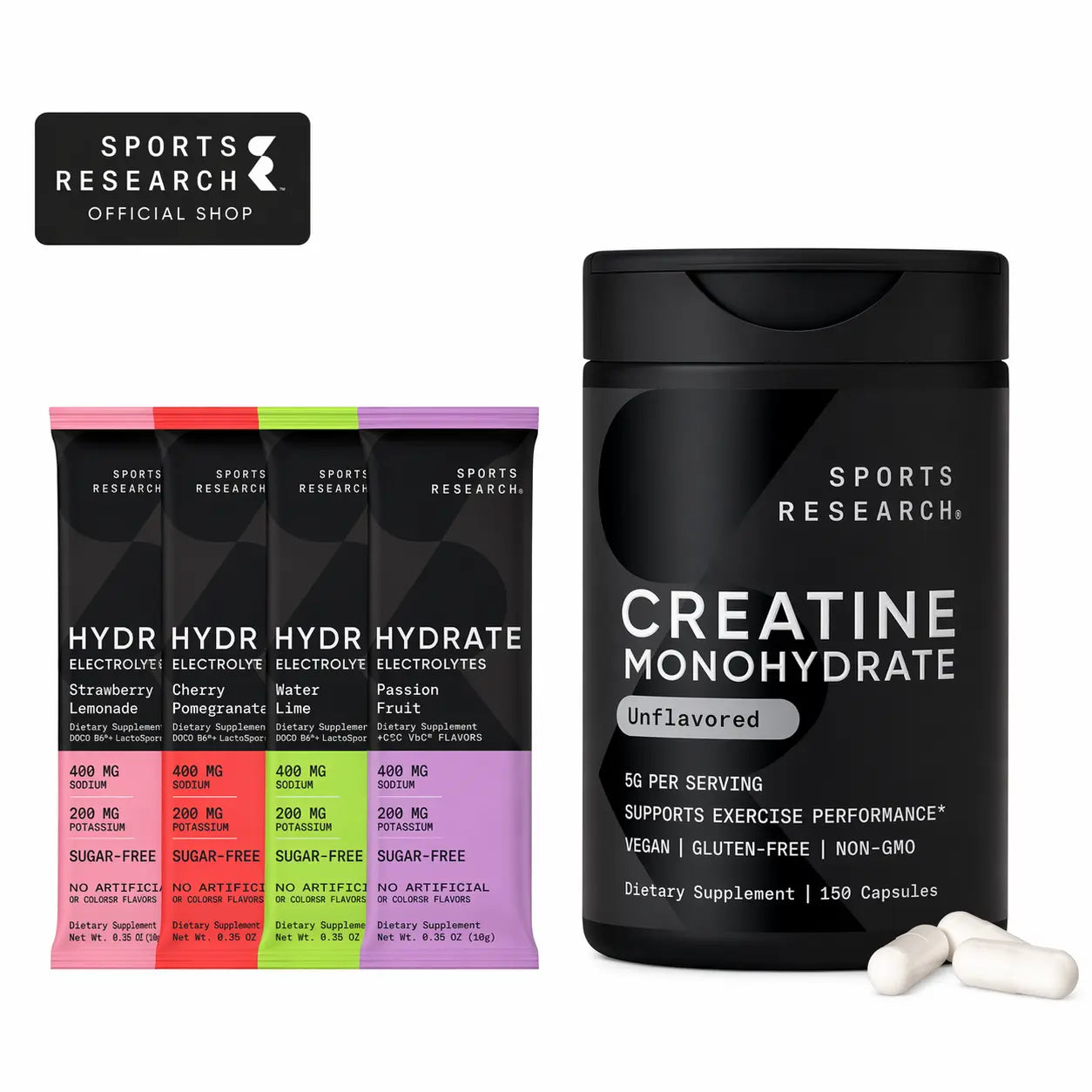 Creatine Monohydrate X Hydrate Electrolytes